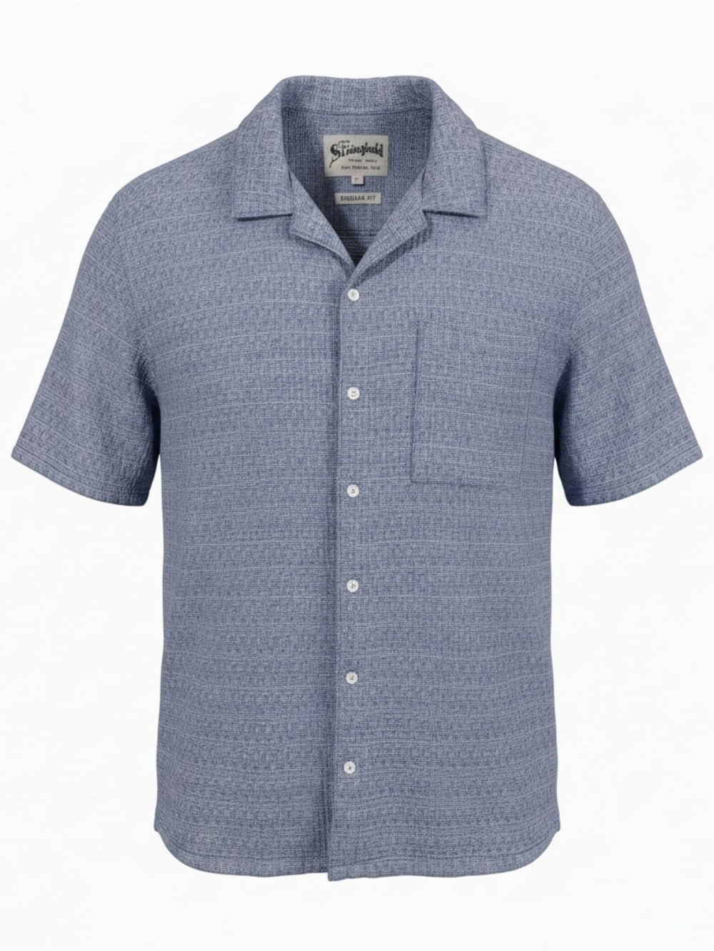 The Stronghold Light Blue Short-Sleeve Button-Up Shirt